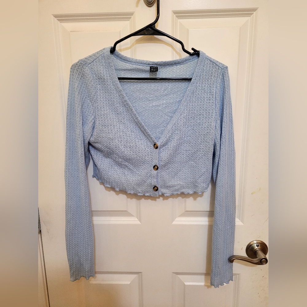 Sweater button top